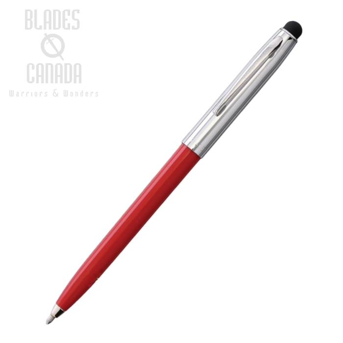 Fisher Space Pen, Red/Chrome with Stylus, FP775-R/S (image for) Fisher Space Pen, Red/Chrome with Stylus, FP775-R/S